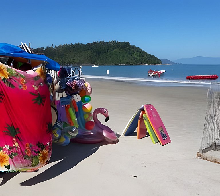 Flat Térreo perto de 3 praias em Ubatuba com Self Check-in