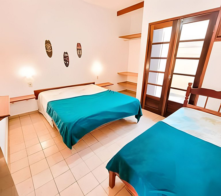 Flat 4 pessoas, Pet Friendly , economico perto da Praia
