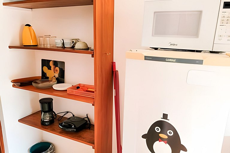 Flat 4 pessoas, Pet Friendly , economico perto da Praia