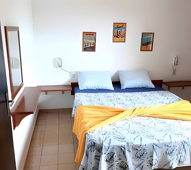 Flat econômico perto da Praia do Lázaro