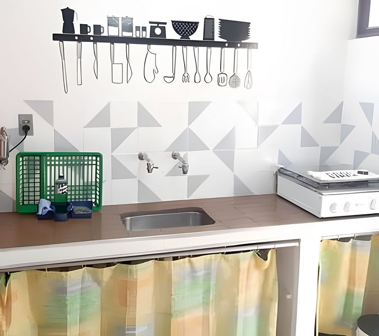 Flat Térreo perto de 3 praias em Ubatuba com Self Check-in